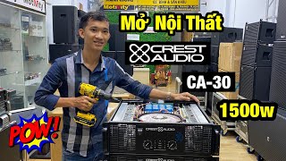 Giới Thiệu 3 Serial Cục Đẩy Khủng Crest Audio CA 30 | CA 20 | CA 18 Nhập Khẩu Huyền Thoại