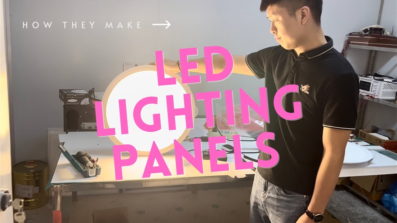 How LED light panels are made