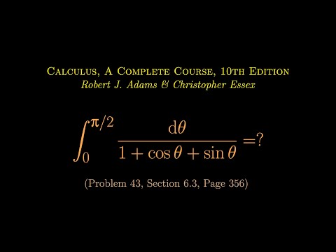 CleoncccThomas’CALCULUS Solving the hardest integral on math stack exchange (cleo's