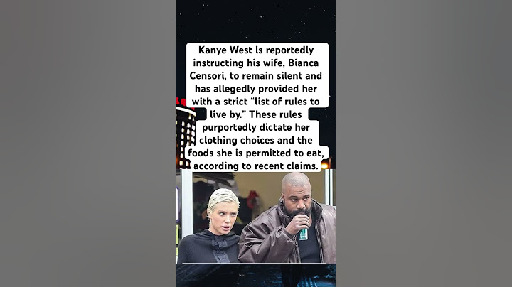 Kanye’s Strict Rules for Bianca? 😱🎥 #shorts #kanyewest #biancacensori