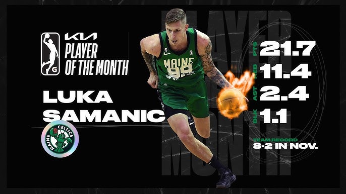 NBA G League on X: 4️⃣3️⃣ for Luka Samanic 🤯 He stormed the court helping  the @MaineCeltics comeback late in the 2nd half finishing with a major 43  PTS, 7 REB, and