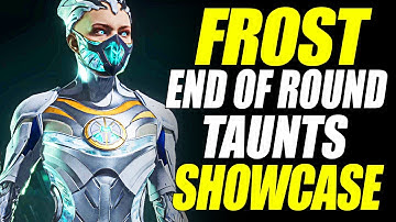 Mortal Kombat 11: All Unlockable and Hidden Frost End of Round Taunts
