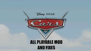 Cars The Video Game Xbox 360 All Playable Mod & Fixes Full Showcase