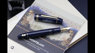 IZODS: A quick look at the Montblanc 149 High Artistry Orient Express LE1883 Fountain Pen