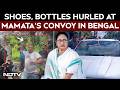 Mamata Banerjee | Mamata's Convoy Attacked In Bengal: Shoes, Bottles Hurled | BJP-TMC Faceoff