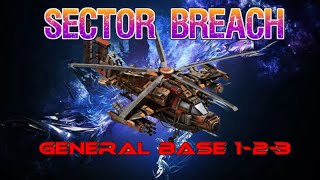 War Commander Sector Breach / General Bases 1-2-3 Free Repair.