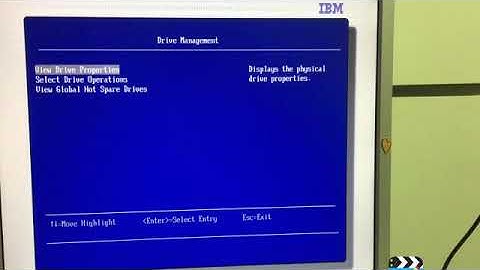 IBM System x3100 M5 - Config Hot Spare to Raid1 (ServeRAID C100)