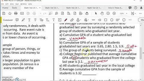 OpenStax Statistics Ch 1.1 # 2