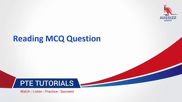 PTE-A Reading | Understand Reading MCQ, Single Answer