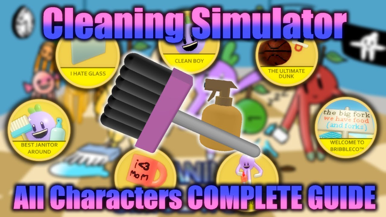 Roblox Cleaning Simulator All Characters Complete Guide Youtube - how to reset character in cleaning simulator roblox