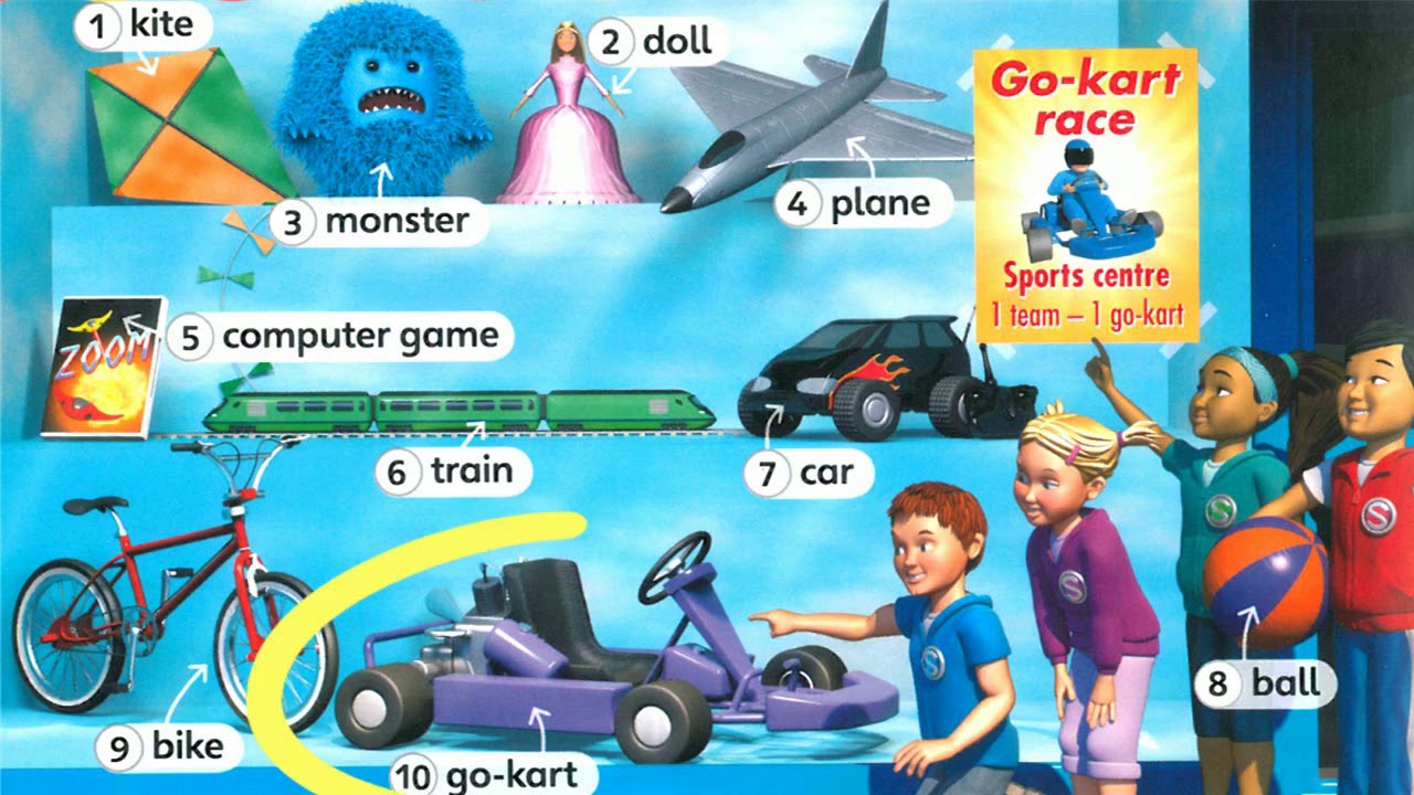 Super Minds 1 Unit 2 Toy Shop page 22 - YouTube