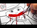 HORROR Artist vs $2 PUSS in BOOTS Colouring Book ✍️