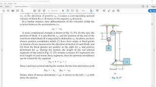 lecture 5 dynamics : dependent motion of two particles