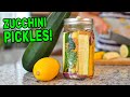 Fermented Zucchini & Yellow Summer Squash Pickles