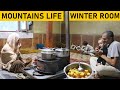 OUR FIRST INDOOR COOKING ON MANNUAL STOVE | COOKING IN  OUR WINTER ROOM |