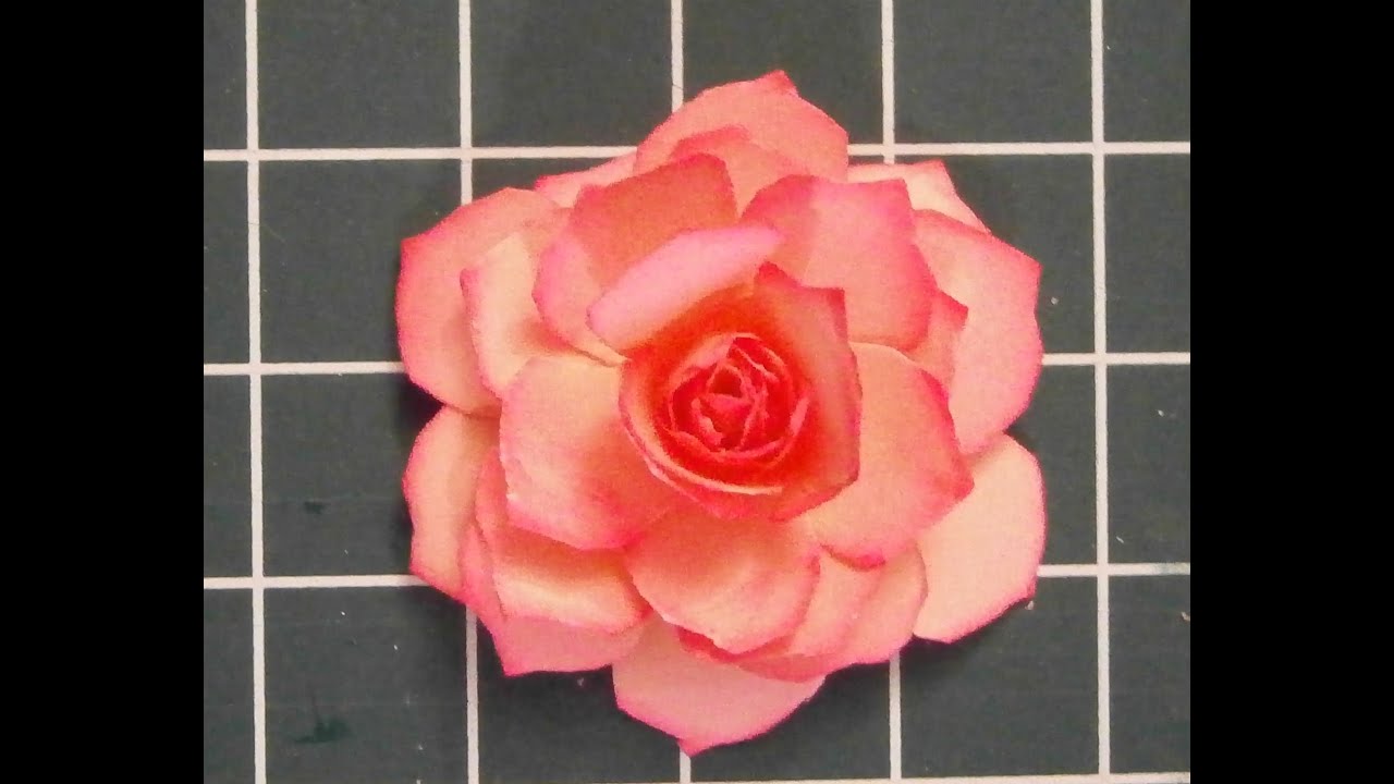 Muttertag eine papier rose selber basteln youtube