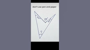 Basic Mathematics | Geometry | Trigonometry 🔥 Can you solve this? #maths