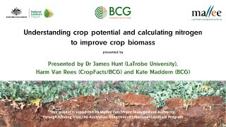 Understanding Crop Potential and Calculating Nitrogen to Improve Crop Biomass Workshop Recording