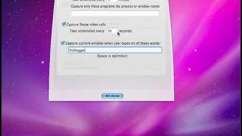 Mac monitoring with Kidlogger app.mov