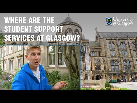 Where you can find the Student Support Services at the University of Glasgow