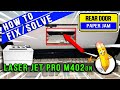 How to Fix/Solve Rear Door Paper Jam | Hp LaserJet Pro M402dn