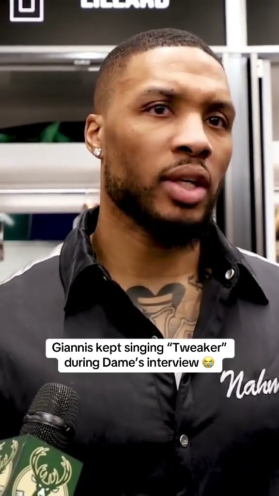 Respect to Dame for keeping a straight face ? (via @bucks/TT)