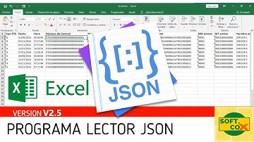 Programa Lector JSON V2.8: Lee JSON y exporta a EXCEL