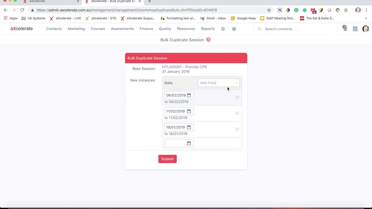 Bulk Duplicating A Short Course In AXcelerate YouTube
