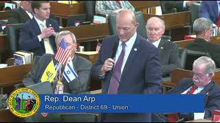 Rep Dean Arp's floor speach - Ratepayers' Protection Act June 3, 2026