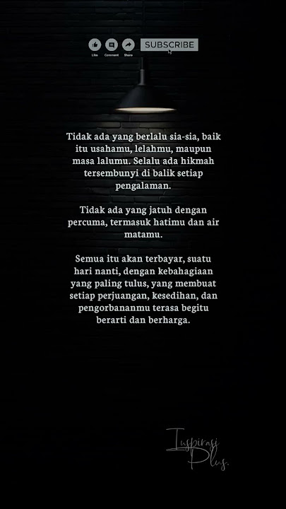 Tidak Ada Usaha yang Sia-Sia, Semua Akan Terbayar