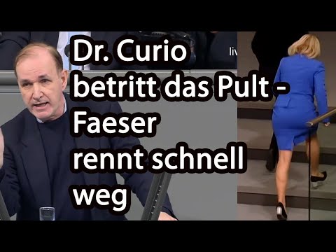 Faeser rennt aus dem Plenum: Angst vor der Wahrheit? | Dr. Gottfried Curio