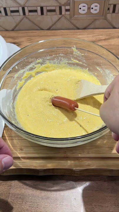 Homemade Corn dogs