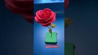 Small rose diy 🌹🌹🌹 #diycrafts #shortsyoutube #shortvideo #handmade #diyflower #craft #diy #rose