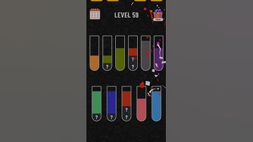 Water Sort Puzzle Level 59 Solved 💧 | Hard Brain Puzzle Gameplay#watersortpuzzle#level59#brainpuzzle