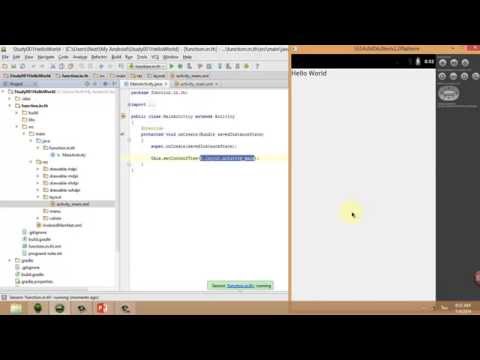 สอน Android : Hello World เริ่มต้นโปรแกรมแรกบน Android (DekIT.TV)
