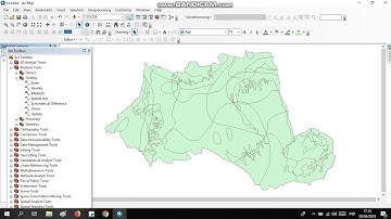 Tutorial Overlay pada peta Kabupaten Bondowoso dengan menggunakan ArcGIS 10.5 By Riko Ferdiansyah