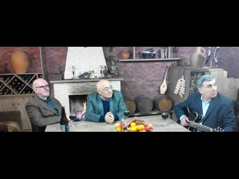 მერაბ იკოშვილი, თამაზ ყურაშვილი, ზაზა თაბაგარი  \"მერიქიფე, ჩამომისხი ღვინო\" (Georgian language song)