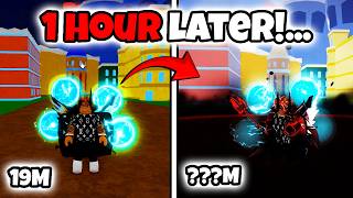 How Much BOUNTY Can I Get In 1 HOUR in BloxFruits!...