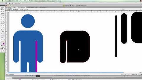 Working with Vector Shapes to Create Icons in Adobe Fireworks (using the Unify, Punch feature)