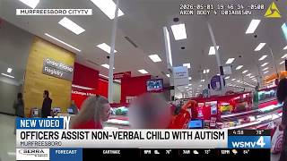 Officer buys nonverbal child with autism toys before returning him to family after he ran away