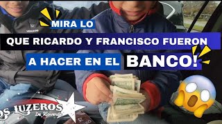 😱Francisco y Ricardo en el Banco 😱 no creeras lo que fueron hacer!!!!-Familia Luzeros Vlog