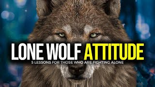 Lone Wolf Attitude [Wolf Mentality]  5 Lessons From Wolf Attitude | Motivational Video By Titan Man