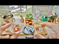 Rement mini kitchen apple pie x me  house miniatures  toy miniature cooking  apple pie  asmr
