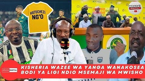 🚨Uchambuzi cloudsfm,Mwanasheria afafanua suala la wazee wa yanga kuikataa bodi ya ligi wanakosea