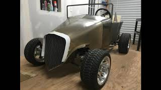 Mini Rat Rod Gabes custom golf cart mini hot rod