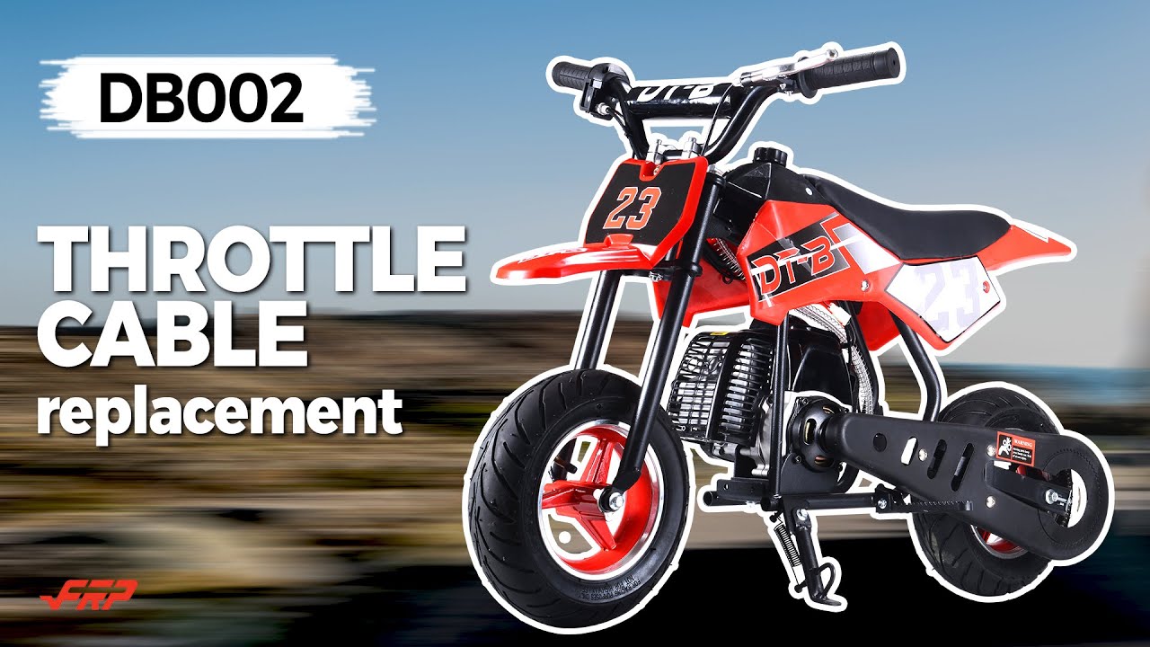 [FRP] How to Adjust Throttle Cable For Dirt Bike YouTube