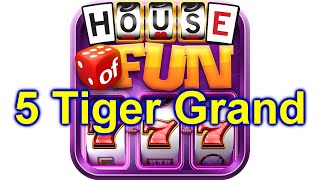 HOUSE OF FUN Slots Game 5 Tigers Grand Cell Phone screenshot 2