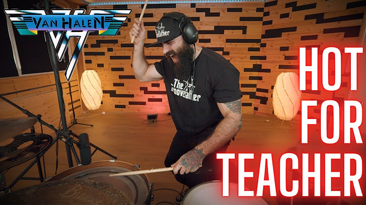 Hot for Teacher Drums version - Drums performance video thumbnail