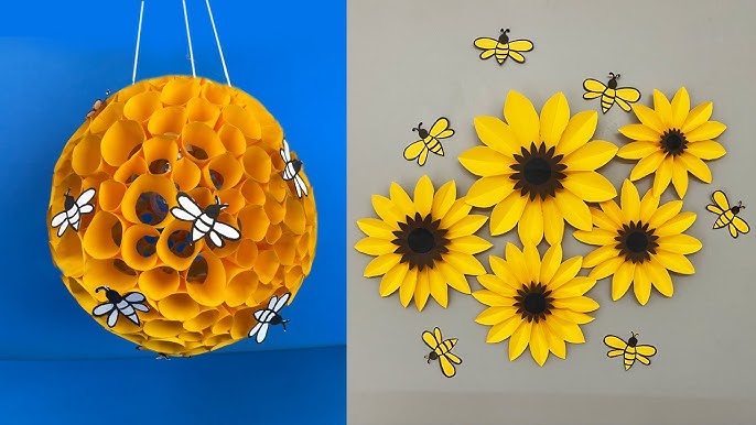 minecraft bee nest with honey  Manualidades de minecraft, Minecraft,  Artesanías de papel en 3d