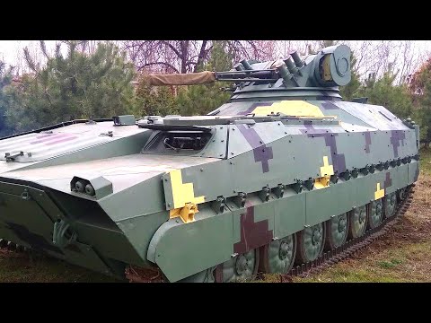 Видео: Допълнителна защита за леки бронирани превозни средства: от BTR-82 до Курганец